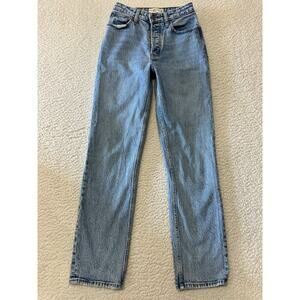 Abercrombie & Fitch Womens The Dad High Rise Denim Jeans Size 24